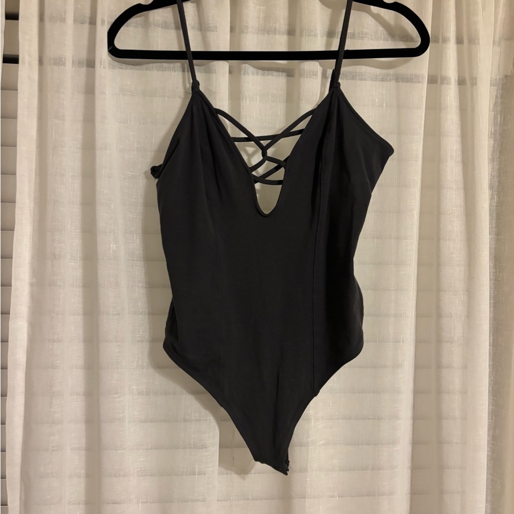 Black Kids One Piece Swimsuit